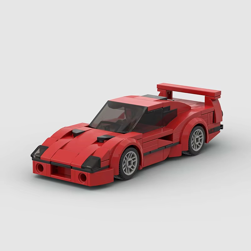 Interior Design Build - Assemble building block sports car model