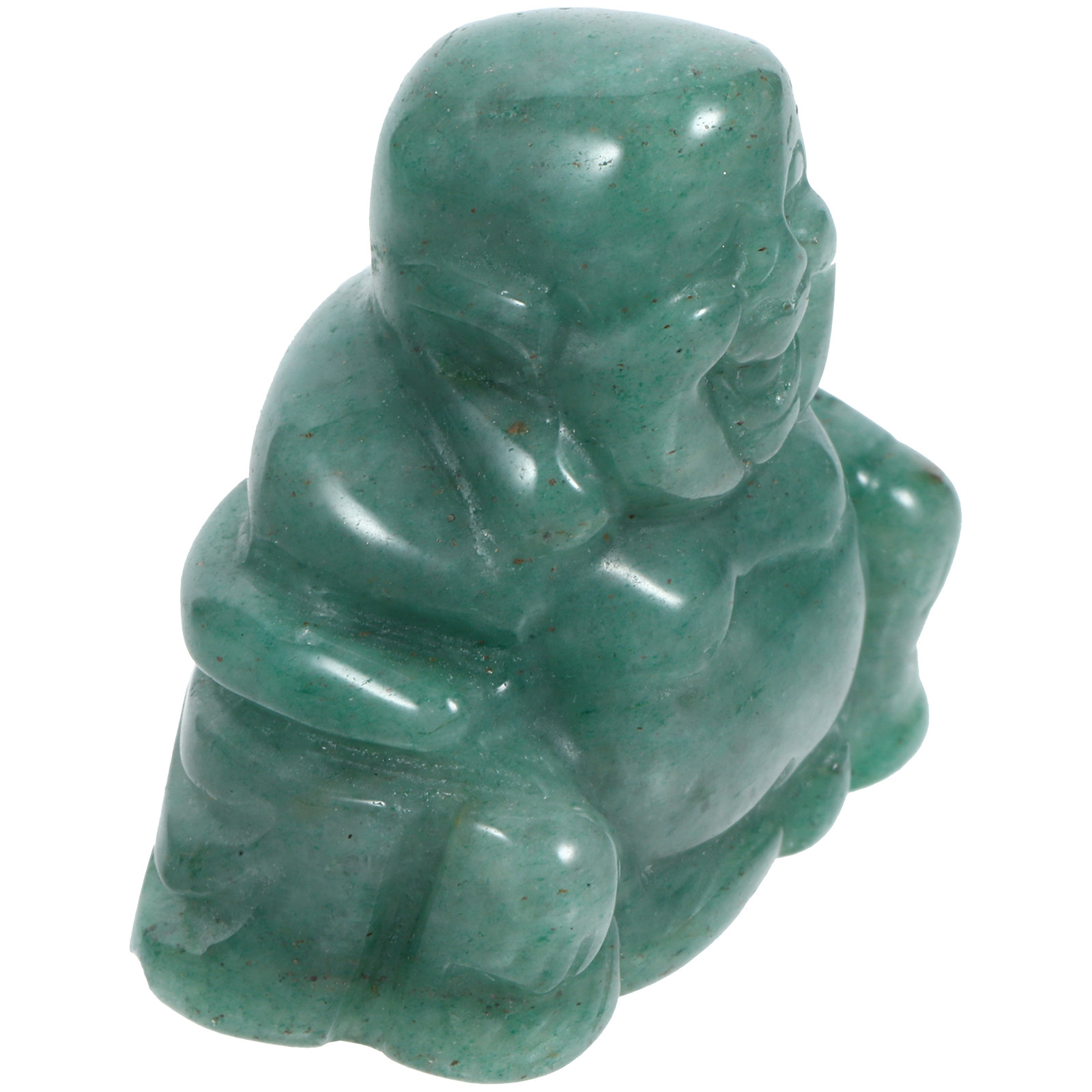 Interior Design Zen - Crystal Buddha Sculpture Small Desktop Statue