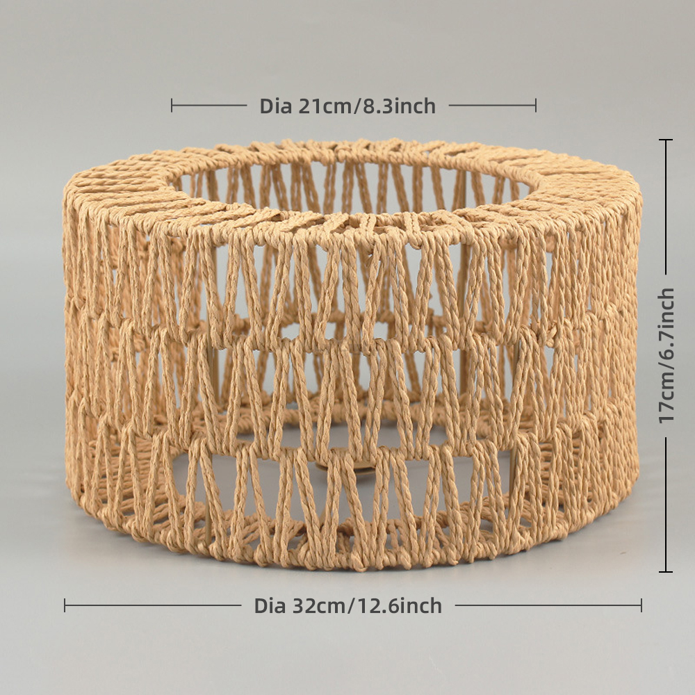 Rattan Lamp Shade E27 Wicker W - đánh giá và giá Wicker Pendant Shade