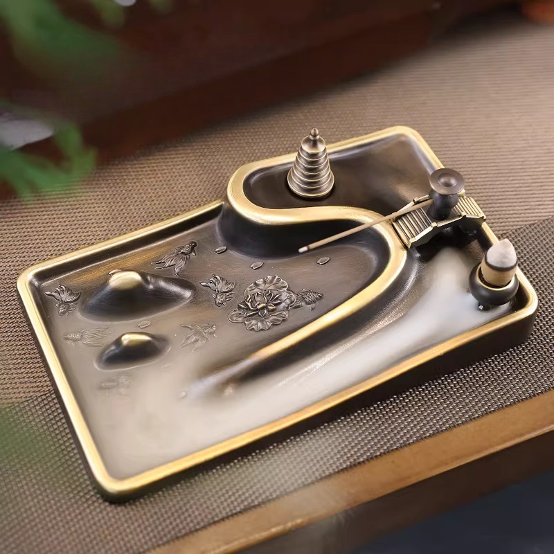 Vintage Copper Incense Burner  - đánh giá và giá Interior Design Zen