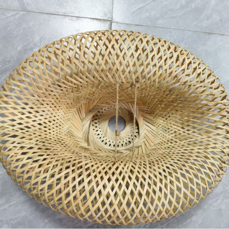 Japanese Wabi-sabi Bamboo Lamp - đánh giá và giá Wicker Pendant Shade