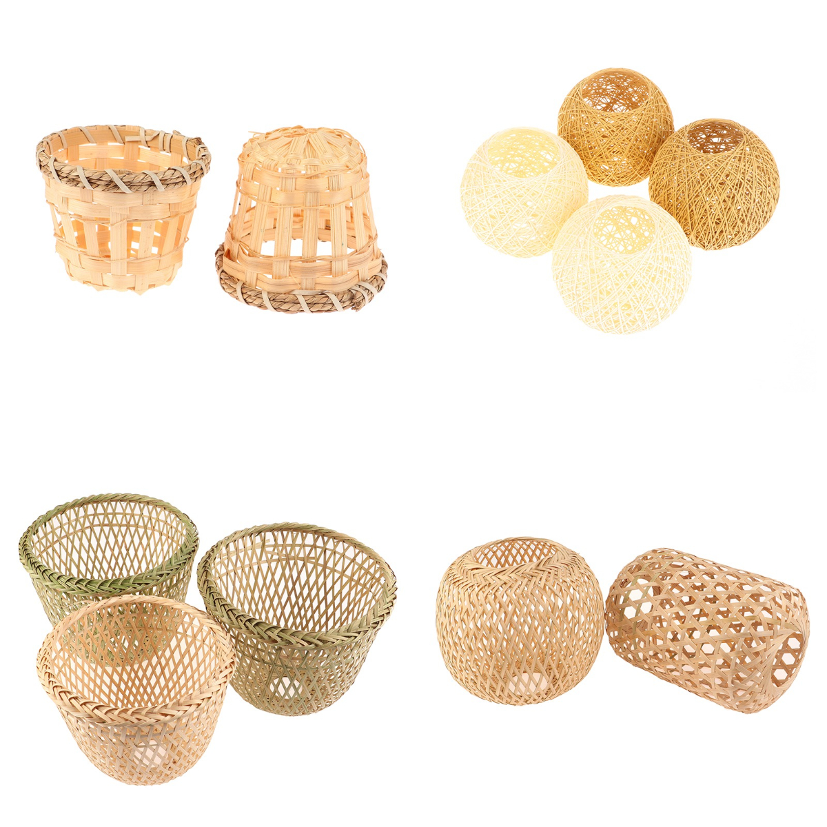 Lamp Shade Light Cover Rattan  - đánh giá và giá Wicker Pendant Shade