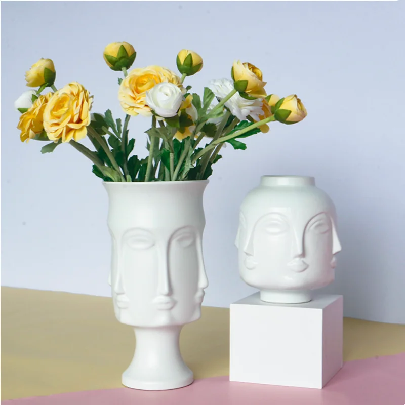 Scandinavian White Ceramic Vas - đánh giá và giá Interior Design Scandinavian