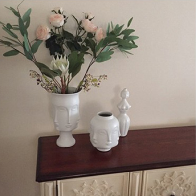 Scandinavian White Ceramic Vas - đánh giá và giá Interior Design Scandinavian