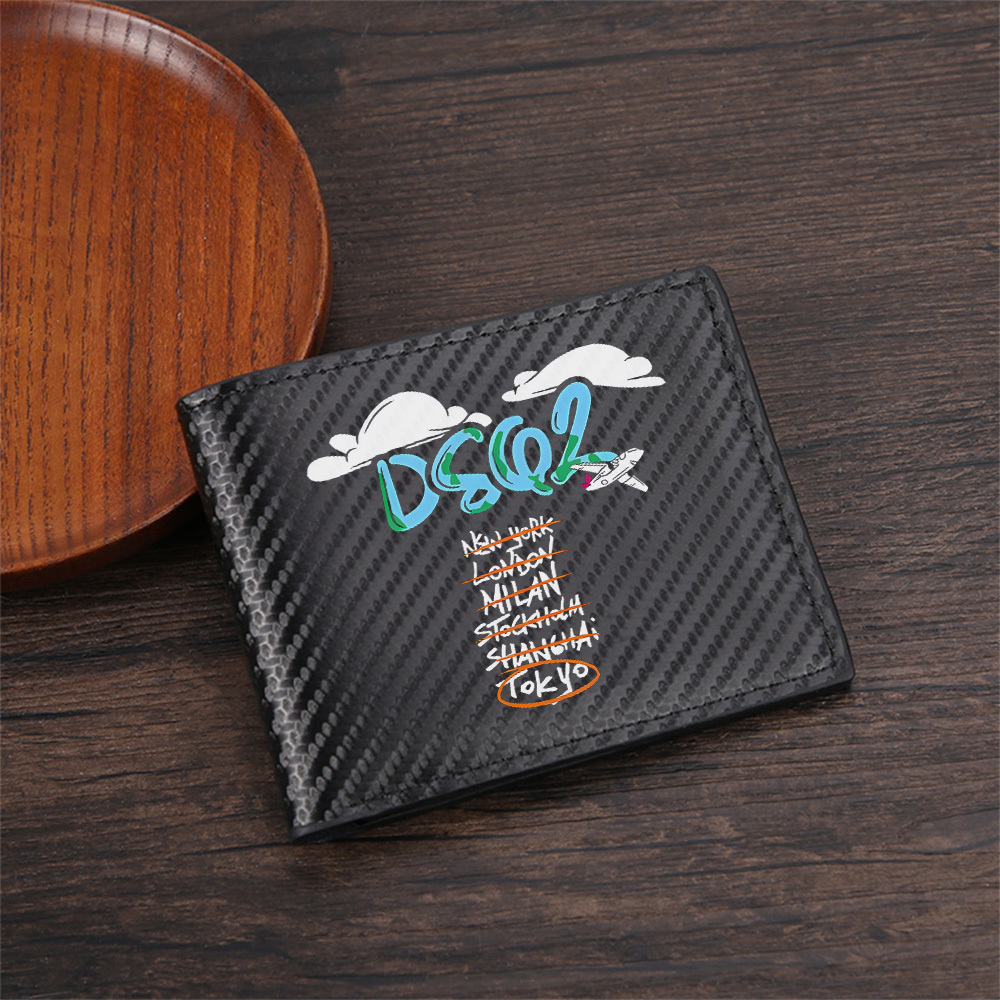 DSQ2 logo,airplane,city names, - đánh giá và giá Interior Design Name Card