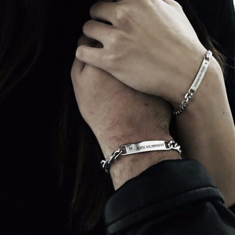 Plate Id Tag Bar Bracelet Cuba - đánh giá và giá Interior Design Names