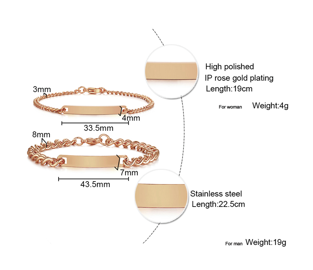 Plate Id Tag Bar Bracelet Cuba - đánh giá và giá Interior Design Names