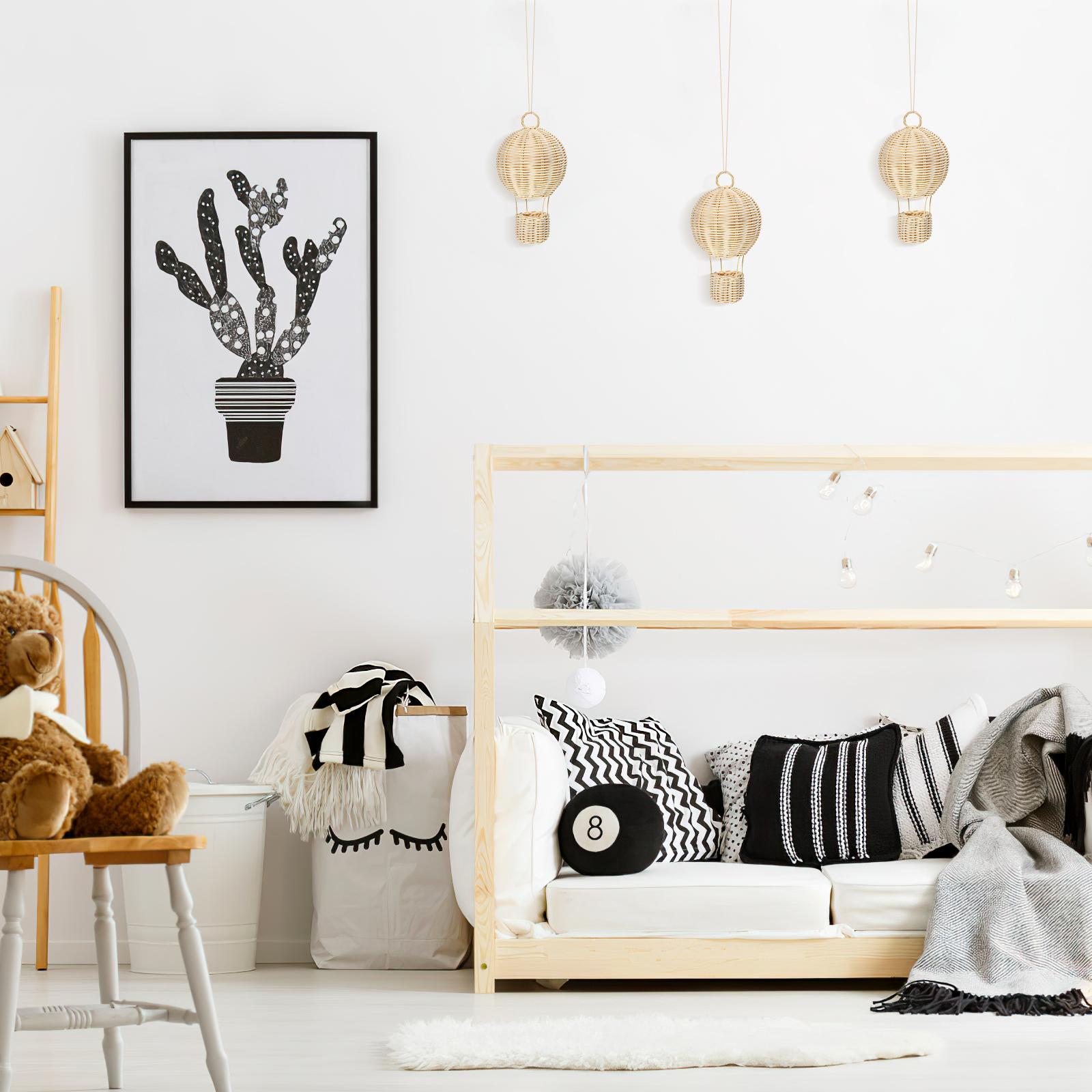 Hot Air Balloon Shaped Lamp Sh - đánh giá và giá Wicker Pendant Shade