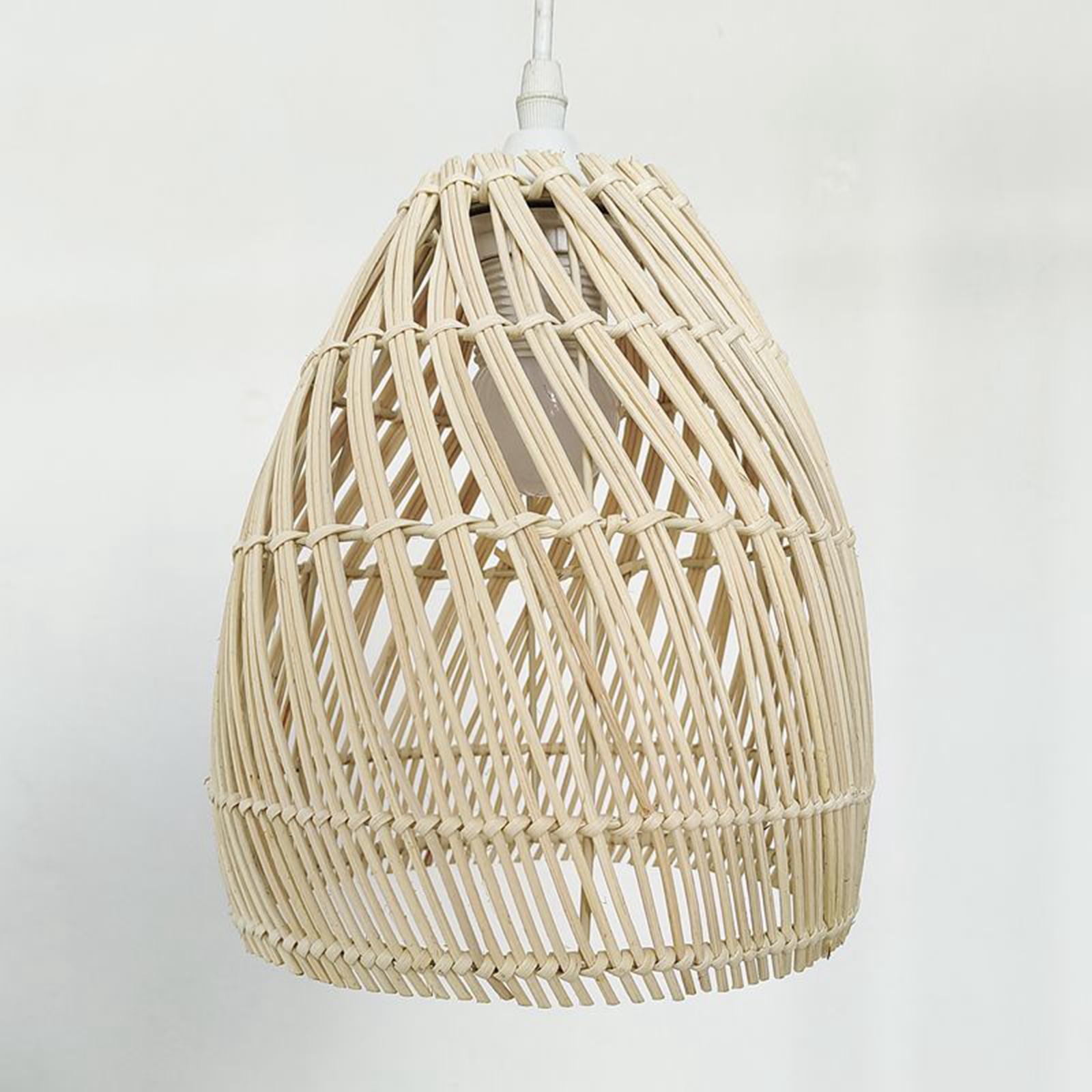 Rattan Lampshade Woven Rattan  - đánh giá và giá Wicker Pendant Shade