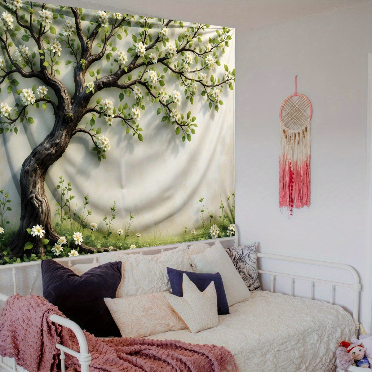 3D Blossoming Tree Wall Mural  - đánh giá và giá Interior Design Zen Style