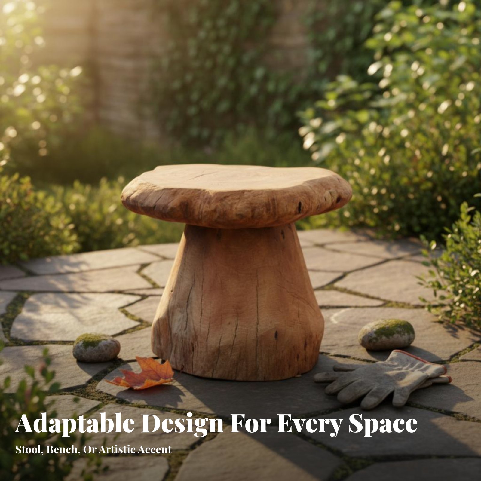 Mushroom-Shaped Stool Wabi-Sab - đánh giá và giá Interior Design Build