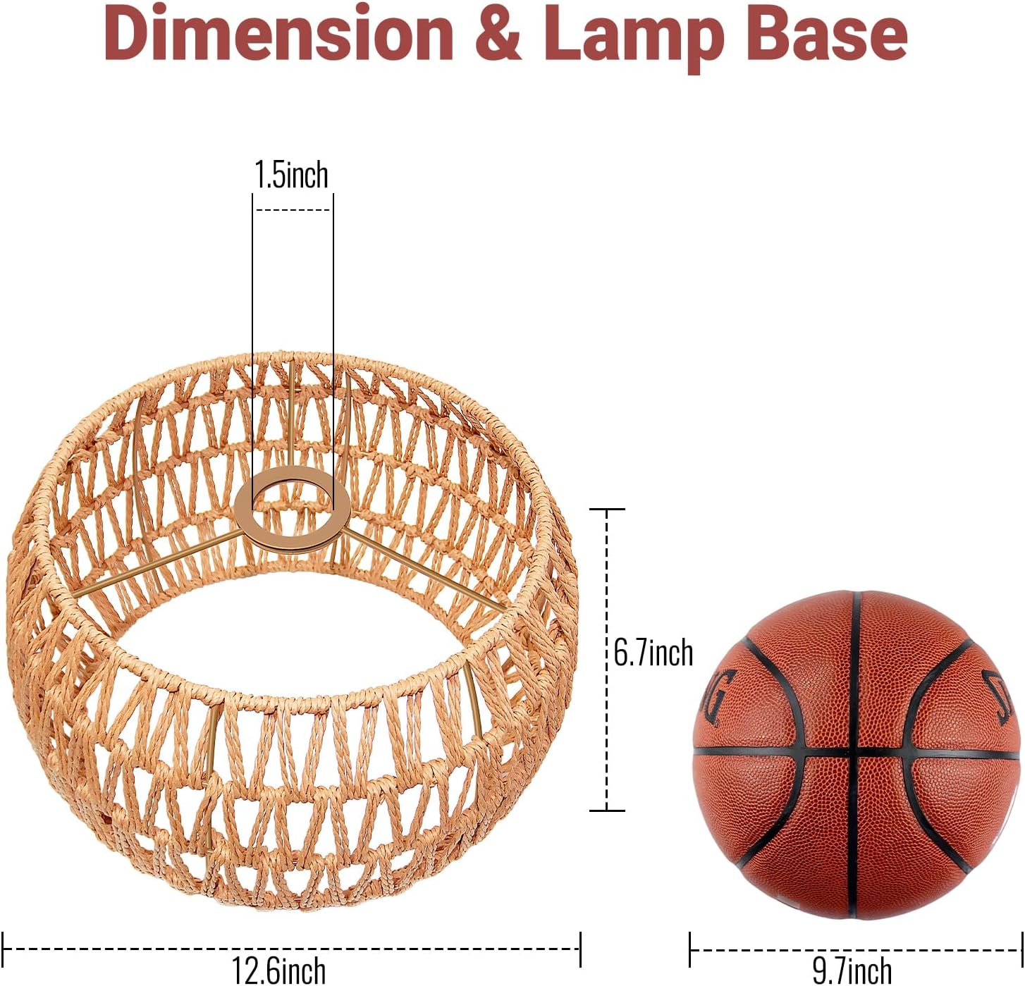 Hanging Pendant Lamp Shade(12. - đánh giá và giá Wicker Pendant Shade
