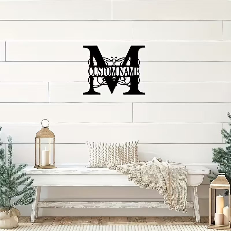 Classic Custom Monogram Metal  - đánh giá và giá Interior Design Names