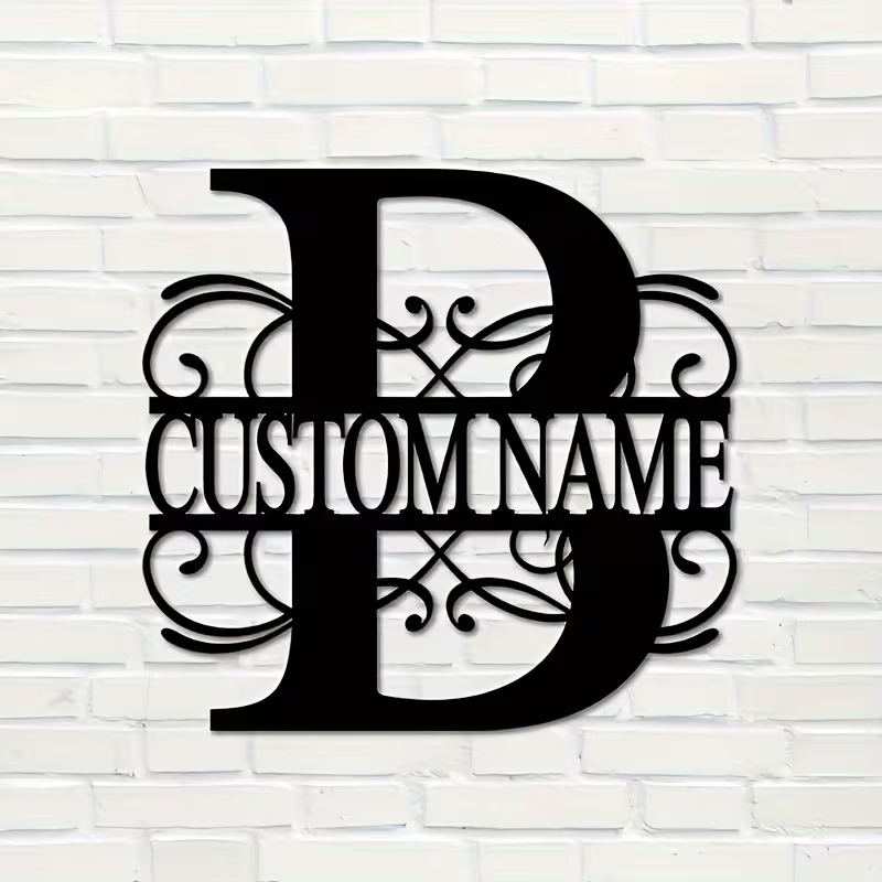 Classic Custom Monogram Metal  - đánh giá và giá Interior Design Names